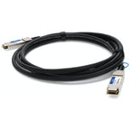 AddOn Networks MCP1600-C005E26L-AO InfiniBand/fibre optic cable 196.9" (5 m) QSFP28 4x SFP28 Black