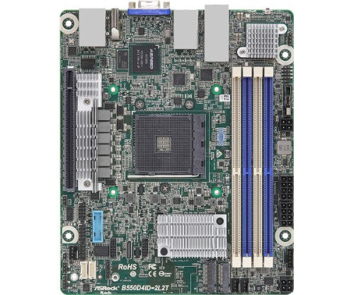 Asrock B550D4ID-2L2T motherboard AMD B550 Socket AM4 mini ITX