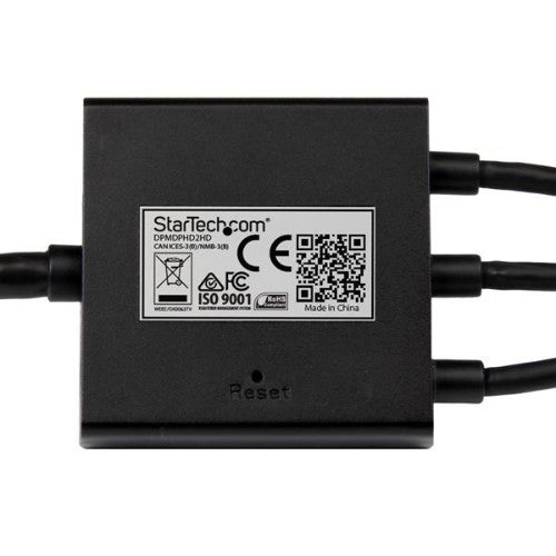 StarTech.com DPMDPHD2HD video cable adapter 78.7" (2 m) DisplayPort + Mini DisplayPort + HDMI HDMI + USB Black