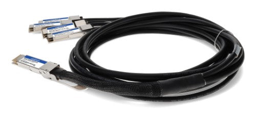 AddOn Networks Q400G-4Q56G-PDAC3M-AO InfiniBand/fibre optic cable 118.1" (3 m) QSFP-DD 4x QSFP56 Twinax Black