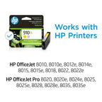 HP 910XL High Yield Yellow Original Ink Cartridge