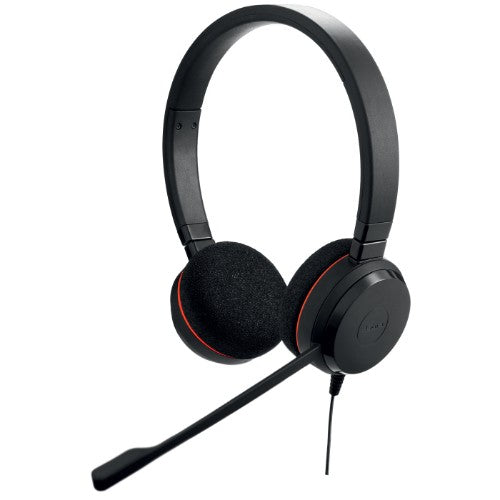 Jabra Evolve 20 Headset Wired Head-band Office/Call center USB Type-A Black