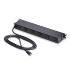 StarTech.com 1215B8H-RACK-PDU-RA power distribution unit (PDU) 12 AC outlet(s) 1U Black