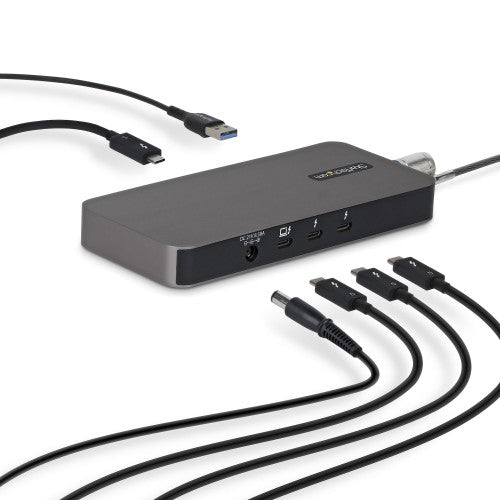 StarTech.com 303NA-TB5-HUB interface hub Thunderbolt 5 80 Mbit/s Gray