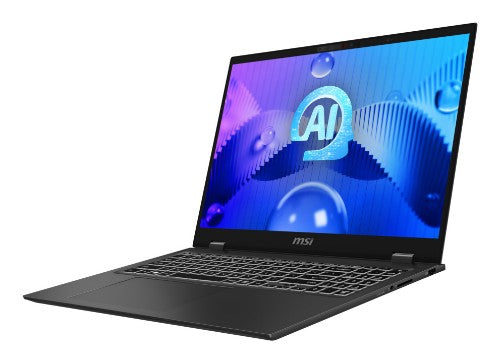 MSI Prestige 16 AI EVO B1MG-048US laptop Intel Core Ultra 9 185H 16" Quad HD+ 32 GB LPDDR5-SDRAM 2 TB SSD Wi-Fi 7 (802.11be) Windows 11 Pro Gray