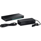 Trendnet TPE-BG380 network switch Unmanaged 2.5G Ethernet (100/1000/2500) Power over Ethernet (PoE) Black