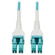 Tripp Lite N821-50M-AQ-AR InfiniBand/fibre optic cable 1968.5" (50 m) LC OFNR Aqua color