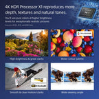 Sony FW-75BZ40L signage display Digital signage flat panel 75" LCD Wi-Fi 700 cd/m² 4K Ultra HD Black Android 24/7