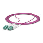 StarTech.com OM4RLCLC3M InfiniBand/fibre optic cable 118.1" (3 m) LC OFNR Violet