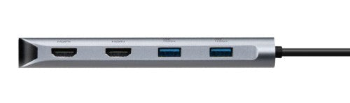 Targus DOCK427GL laptop dock/port replicator Wired USB 3.2 Gen 2 (3.1 Gen 2) Type-C Gray