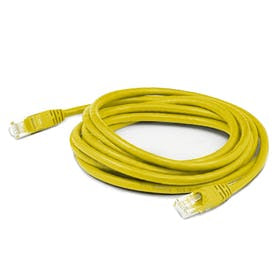 AddOn Networks ADD-10FCAT6A-YW networking cable Yellow 120.1" (3.05 m) Cat6a U/UTP (UTP)