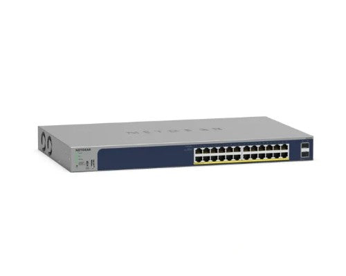 NETGEAR GS724TPv3 Managed L2/L3/L4 Gigabit Ethernet (10/100/1000) Power over Ethernet (PoE) 1U Gray, Blue