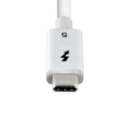 StarTech.com TBLT5MM50CM240WWH Thunderbolt cable 19.7" (0.5 m) 120 Gbit/s White