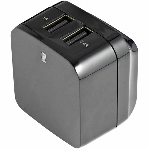 StarTech.com USB2PACUBK mobile device charger Universal Black AC Indoor