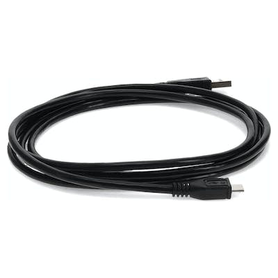 AddOn Networks USB2MICROUSB6IN USB cable USB 2.0 5.91" (0.15 m) USB A Micro-USB B Black