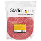 StarTech.com HKLP100RD cable tie Hook & loop cable tie Nylon Red 1 pc(s)