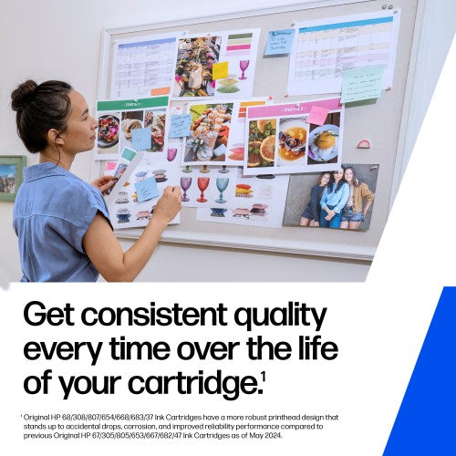 HP 68 2-Pack Black/Tri-color Original Ink Cartridge Combo