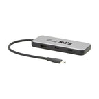 Eaton U444-06N-H4MUC3 interface hub USB Type-C 10000 Mbit/s Black, Gray