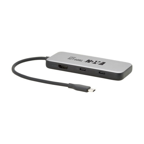 Eaton U444-06N-H4MUC3 interface hub USB Type-C 10000 Mbit/s Black, Gray