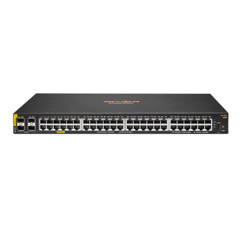 HPE Aruba Networking CX 6000 48G Class4 PoE 4SFP 370W Managed L3 Gigabit Ethernet (10/100/1000) Power over Ethernet (PoE) 1U