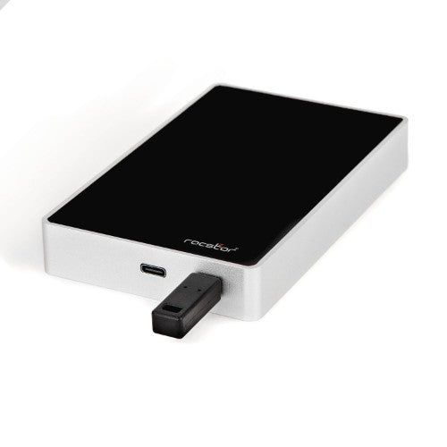 Rocstor Rocsecure EX32 external hard drive 1 TB Black, Silver