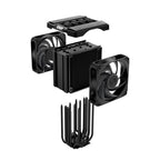Cooler Master V8 ACE 3DHP Processor Air cooler 4.72" (12 cm) Black 1 pc(s)