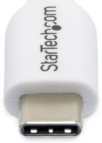 StarTech.com USB2CC2MNCWHE USB cable USB 2.0 78.7" (2 m) USB C 0.48 Gbit/s 60 W White