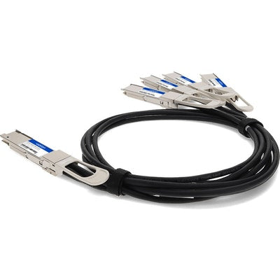 AddOn Networks Q200G-4Q28G-PDAC2-5M-AO InfiniBand/fibre optic cable 98.4" (2.5 m) 4xQSFP28 QSFP-DD Black, Silver