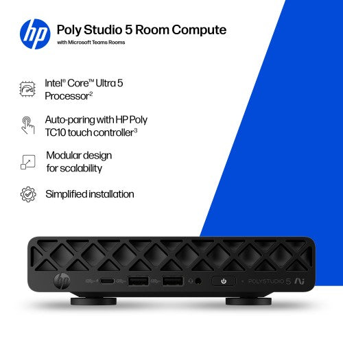 HP Poly Studio 5 Room Compute with Microsoft Teams Rooms