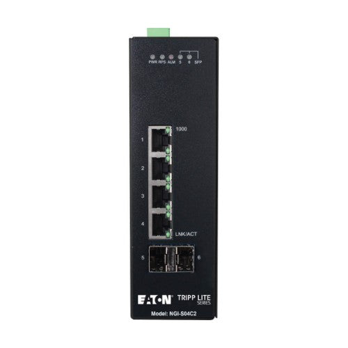 Tripp Lite NGI-S04C2 network switch Unmanaged Gigabit Ethernet (10/100/1000) Black