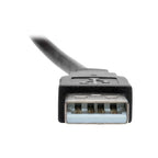 Tripp Lite U024-001-KPA-BK USB cable USB 2.0 11.8" (0.3 m) DisplayPort USB A Black