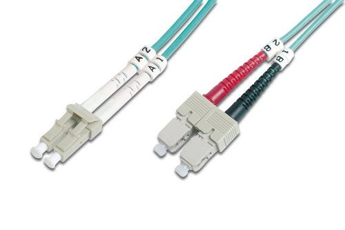 AddOn Networks SC - LC, LOMM, OM4, 4m InfiniBand/fibre optic cable 157.5" (4 m) OFC Turquoise