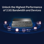 TP-Link TL-SG108-M2 network switch Unmanaged 2.5G Ethernet (100/1000/2500) Black