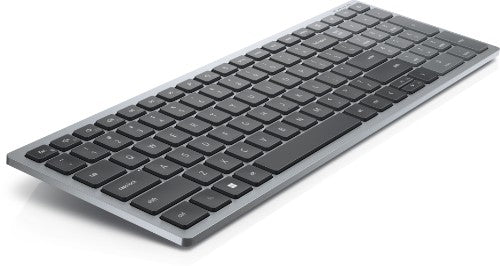 DELL KB740 keyboard Office RF Wireless + Bluetooth QWERTY English Gray, Black