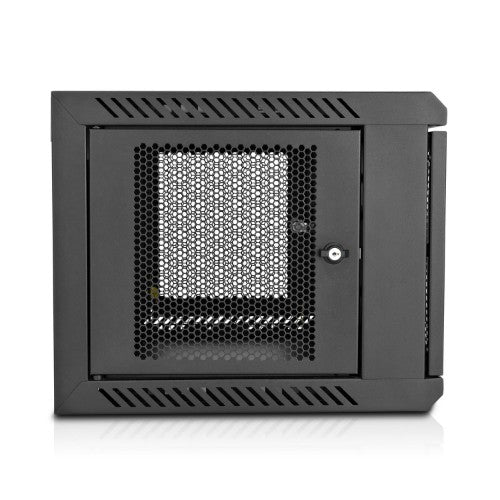 V7 RMWC6U-1N rack cabinet 6U Wall mounted rack Black
