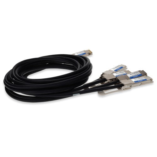 AddOn Networks DAC-Q56DD-4Q56-SFF-100G-3M-AO InfiniBand/fibre optic cable 118.1" (3 m) QSFP-DD 4x QSFP56 Black