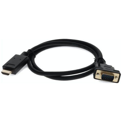 AddOn Networks HDMI2VGAMM6 video cable adapter 72" (1.83 m) HDMI Type A (Standard) VGA (D-Sub) Black