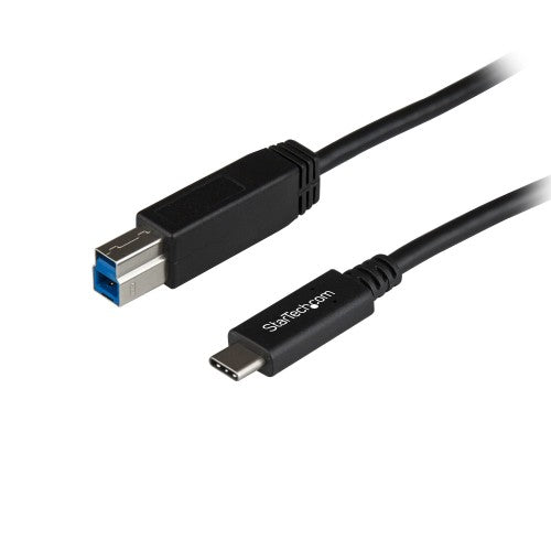 StarTech.com USB31CB1M USB cable USB 3.2 Gen 2 (3.1 Gen 2) 39.4" (1 m) USB C USB B 10 Gbit/s Black