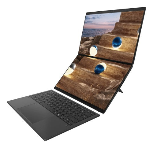 ASUS Zenbook Duo UX8407AA-DS99T Copilot+ PC Intel Core Ultra 9 386H Laptop 14" Touchscreen 3K 32 GB LPDDR5x-SDRAM 1 TB SSD Wi-Fi 7 (802.11be) Windows 11 Home Gray