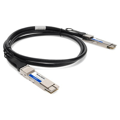 AddOn Networks QSFPDD-200G-PDAC2M-AO InfiniBand/fibre optic cable 78.7" (2 m) QSFP-DD Black