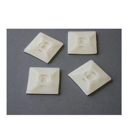 StarTech.com Self-adhesive Cable Tie Mounts - Pkg. of 100 White - Buy IT Solutions