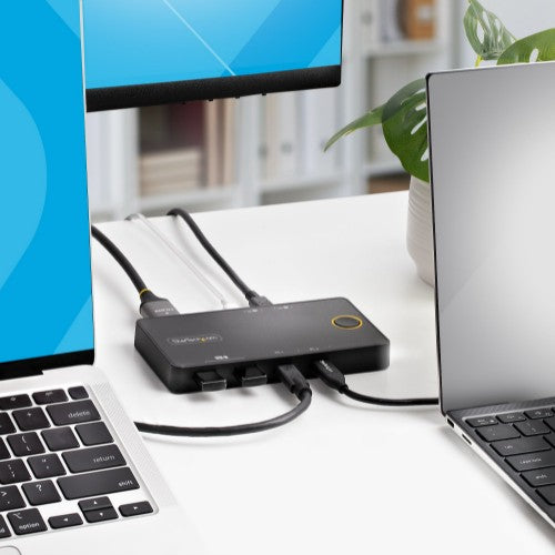 StarTech.com C2-H46-UC2-PD-KVM KVM switch Black