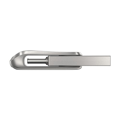 SanDisk Ultra Dual Drive Luxe USB flash drive 128 GB USB Type-A / USB Type-C 3.2 Gen 1 (3.1 Gen 1) Stainless steel