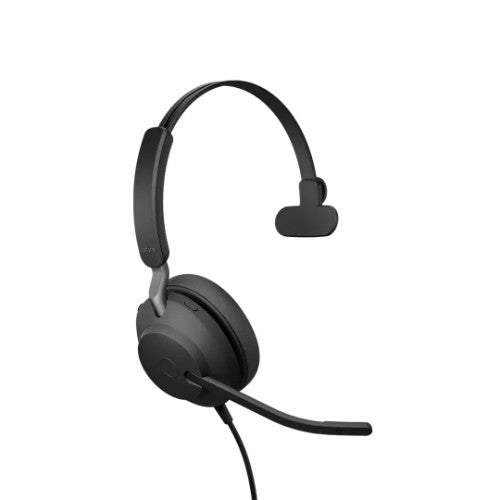 Jabra Evolve2 40 SE Headset Wired Head-band Calls/Music USB Type-C / USB Type-A Black