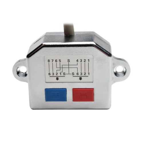 Tripp Lite N035-001 cable gender changer 2 x RJ-45 RJ45 Silver