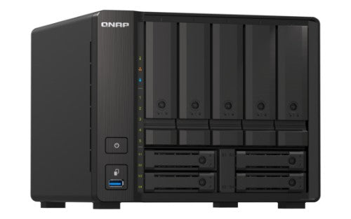 QNAP TS-H973AX-32G NAS Tower Ryzen Embedded V1500B 32 GB DDR4 HDD QuTS hero Black