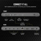 Corsair TBT200 Thunderbolt 4 2500 Mbit/s Silver
