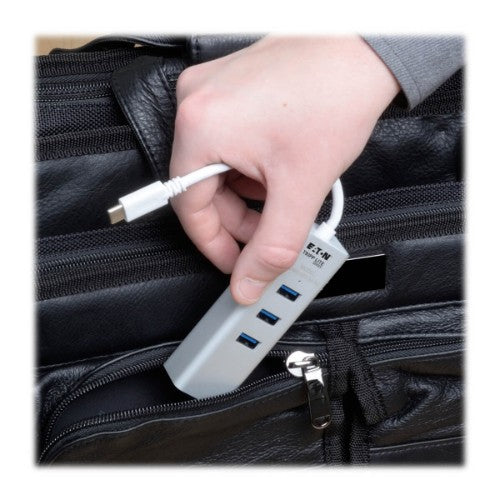 Tripp Lite U460-003-3A1G laptop dock/port replicator USB 3.2 Gen 1 (3.1 Gen 1) Type-C Silver