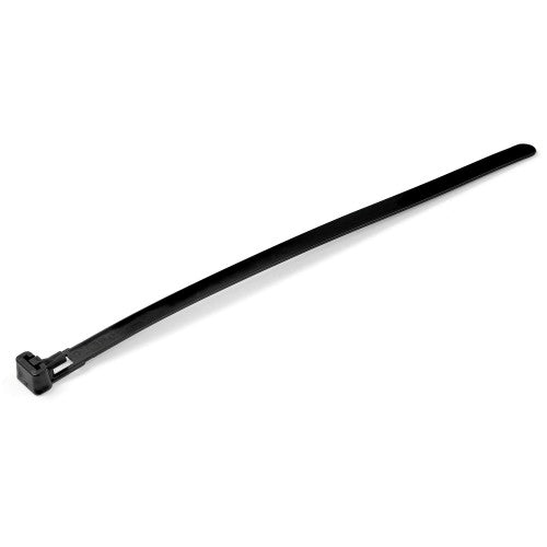 StarTech.com CBMZTRB8BK cable tie Releasable cable tie Nylon, Plastic Black 100 pc(s)