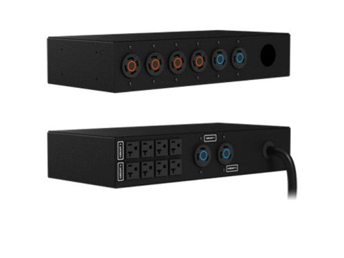 Vertiv VP0N6200 power distribution unit (PDU) 6 AC outlet(s) 2U Black